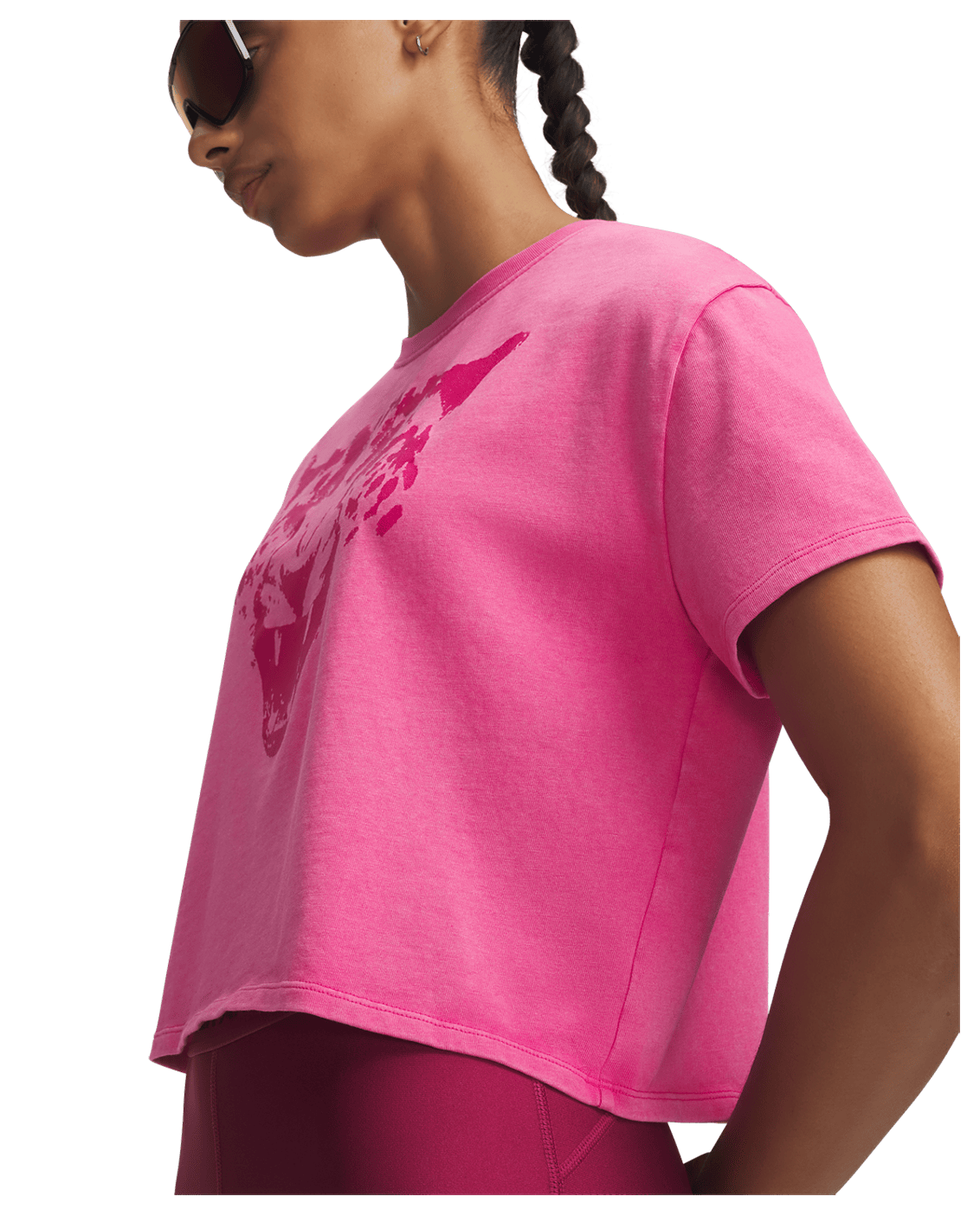 Under Armour Apparel UA Halo Run Heavyweight Wash City Women's Short Sleeve