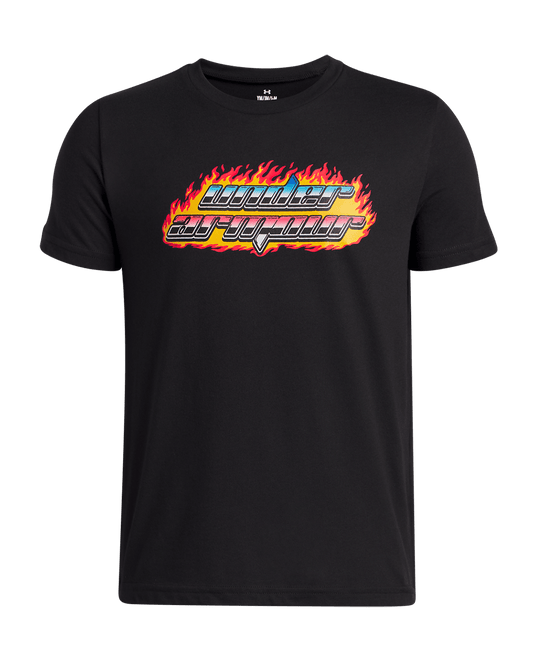 Under Armour Apparel UA Flame Wordmark Boys' Short Sleeve