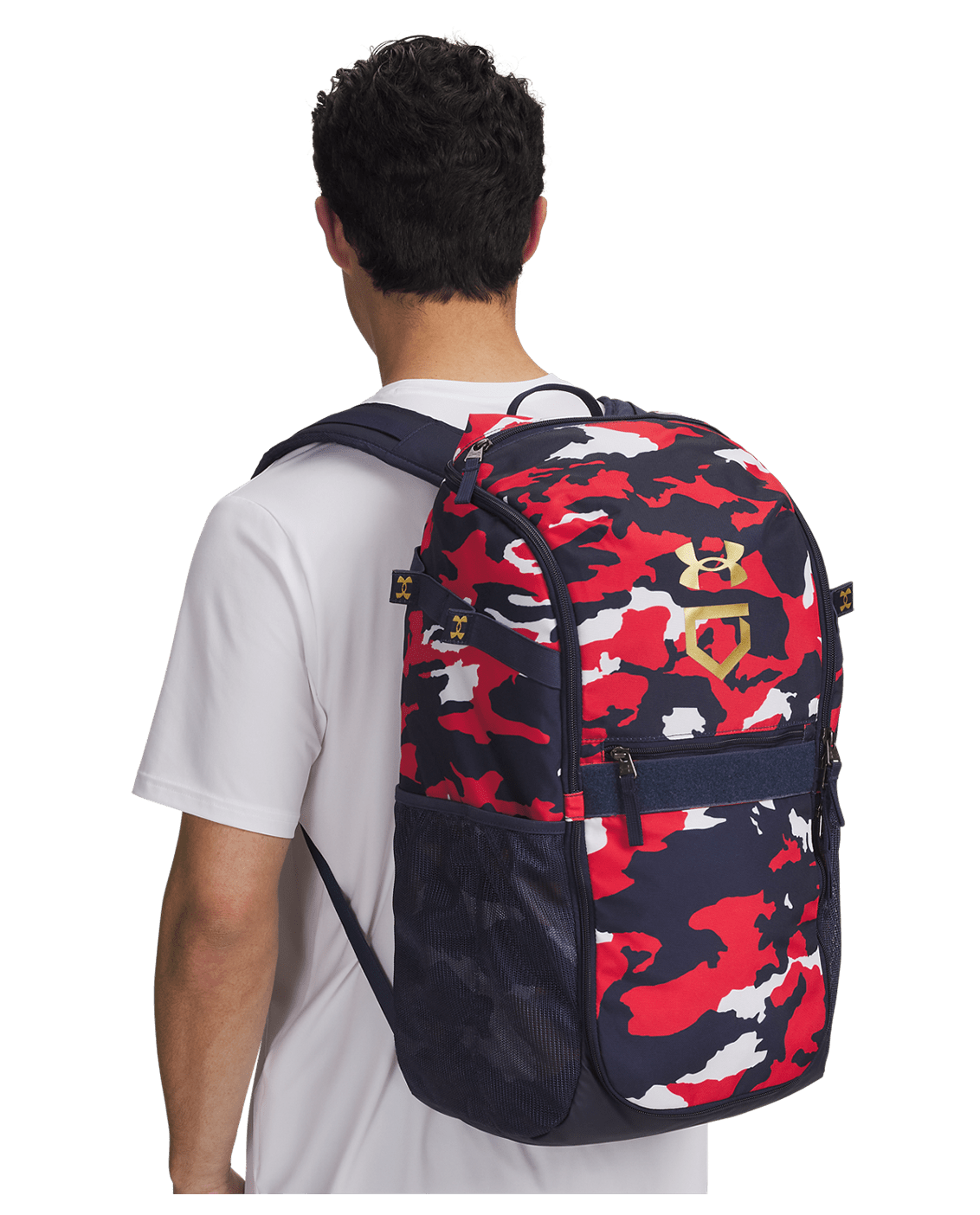 Under Armour Accessories MidnightNavy/MetallicGold / OSFA UA Utility Print Baseball Backpack