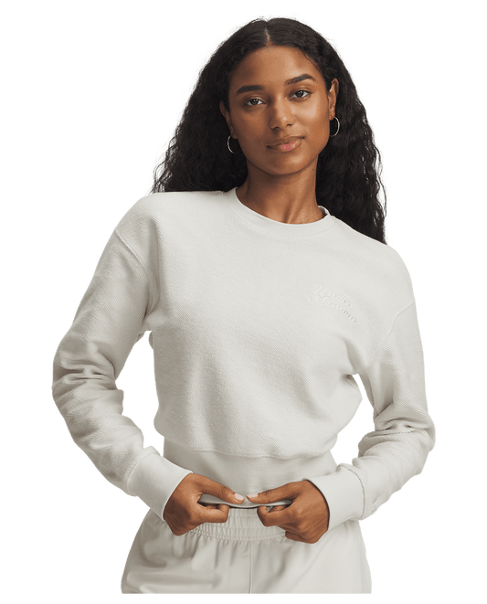 Under Armour Apparel UA Icon Terry Varsity Women's Crew