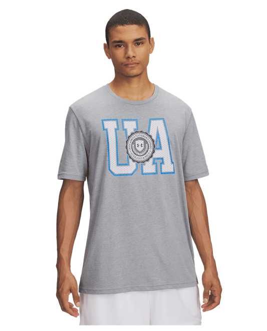 Under Armour Apparel UA College Crest Logo Men's Short Sleeve