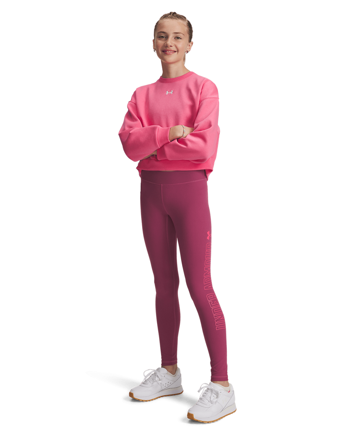 Under Armour Apparel UA Motion Branded Girls' Leggings