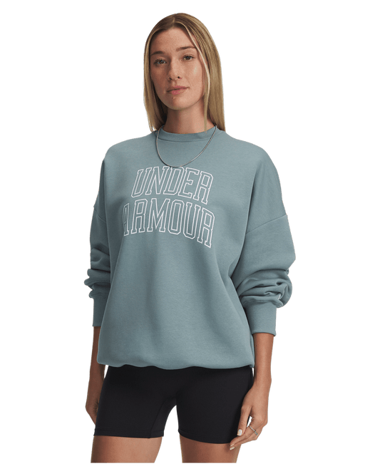Under Armour Apparel UA Rival Fleece Varsity Women's Oversized Crew